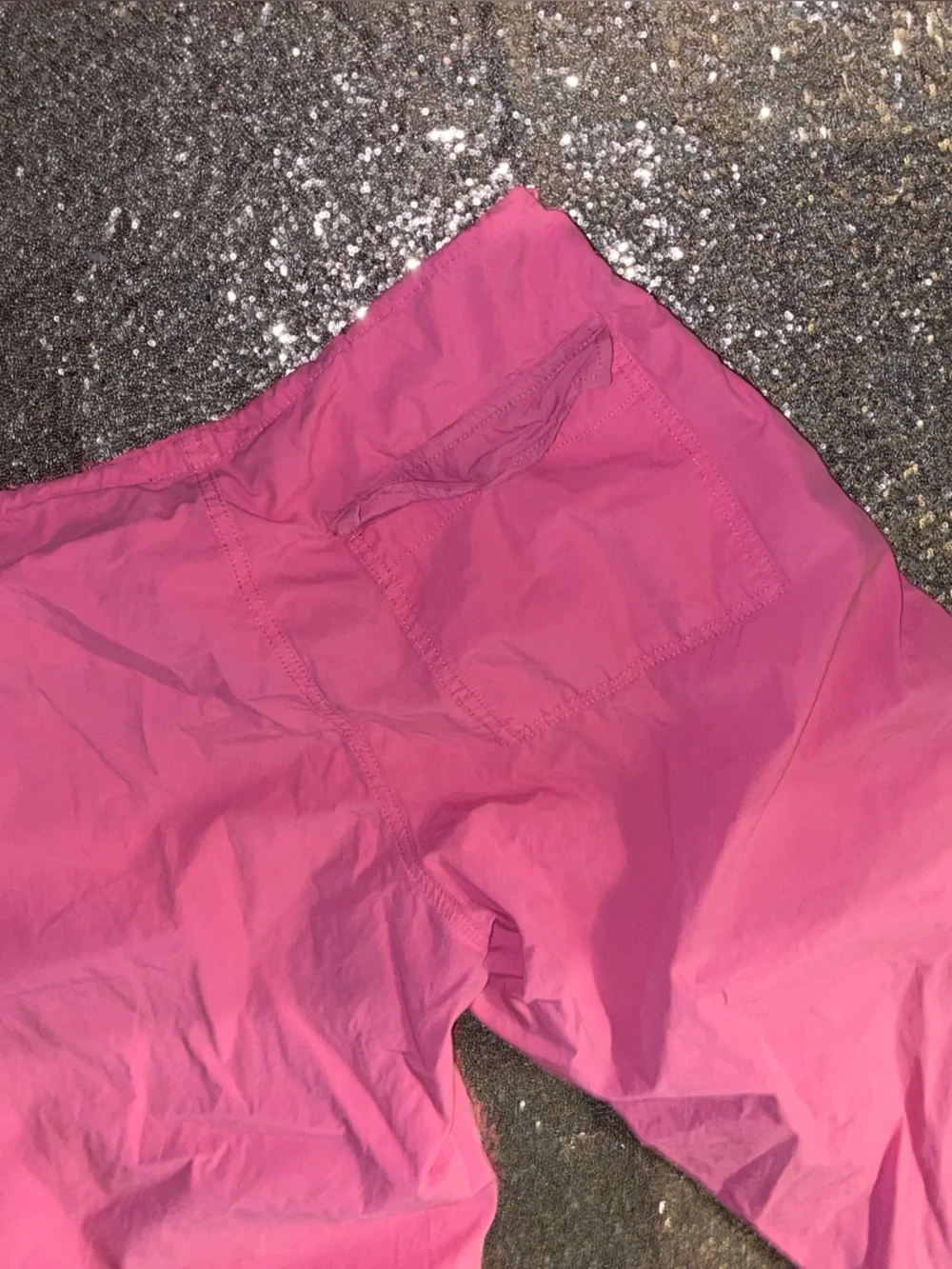 Bubblegum Pink Cargo-Style Jogger Pants - Picture 5 of 6